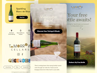 TOMORROW CELLAR Design & Marketing Campaign