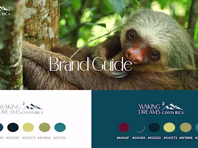Brand Guide | Waking Dreams Costa Rica