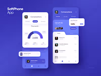SoftPhone App UI/UX Redesign