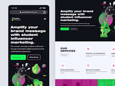 Pandan Influencers Website