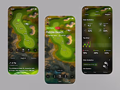Golfy: Smart Golf Assistant App Development