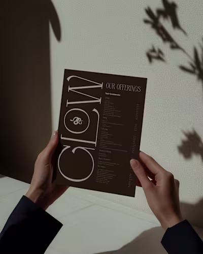 I love it when strategy meets soul! Glow’s identity blends a...