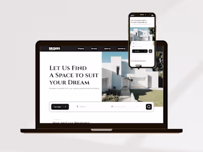 Landin Page Design - Real Estate