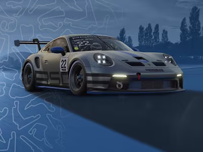 Porsche eSports Sprint Challenge - website design