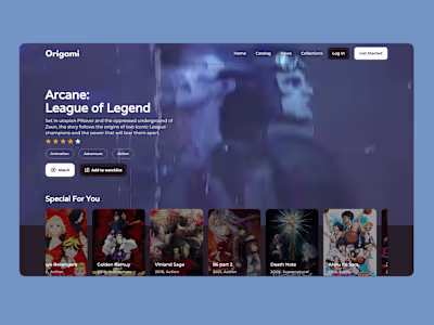 Origami  (Webflow Development + Design)