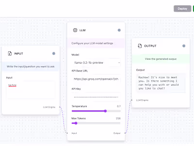 LLM Workflow Builder