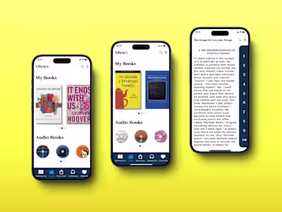 Library App Interaction Design