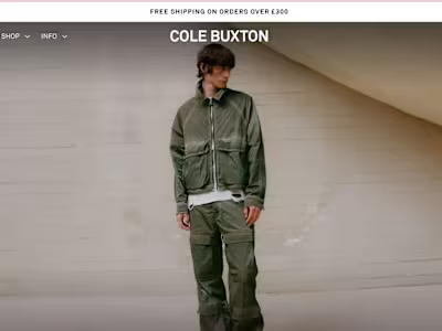 Cole Buxton™ | Ready to wear luxury sportswear | London, England