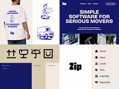 Brand identity design - Software for Movers