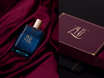 Innovative Logo & Visual Identity Design for ZHE Perfume