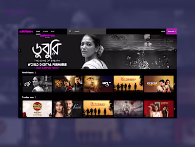 Addatimes - Video on demand website