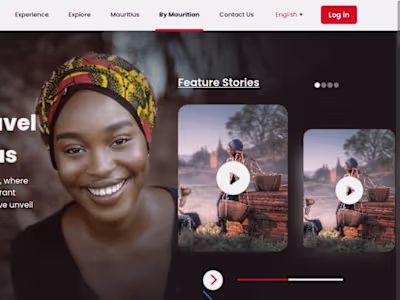 Interactive Web Application with Responsive Design Animations