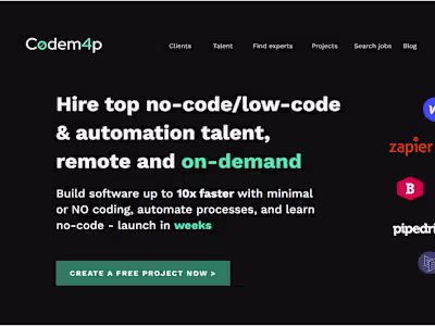 Codemap.io - world's 1st talent marketplace for no-code