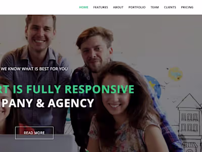 Landing Page - Digital Agency