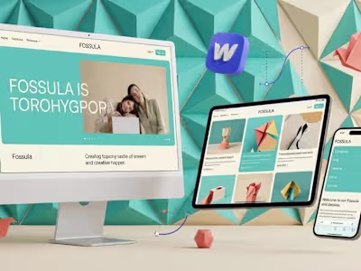 Fossula – Webflow Development + Figma Design