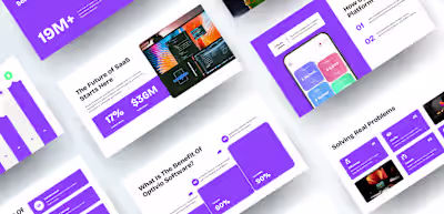 Professional SaaS Pitch Deck Design for Investor Success