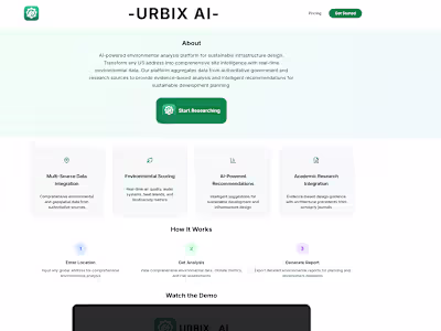 AI-powered Environmental Analysis Platform