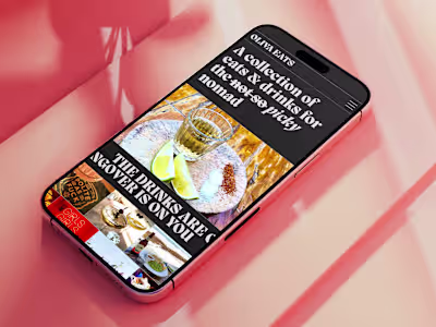 Oliva Eats Restaurant Directory Website