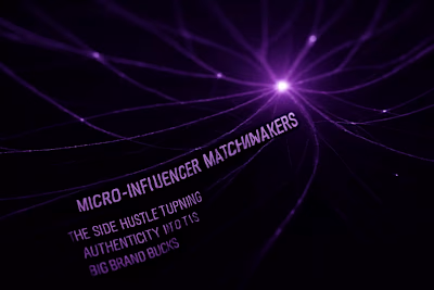 Micro-Influencer Matchmakers: The Side-Hustle Turning Authenticity Into Big Brand Bucks
