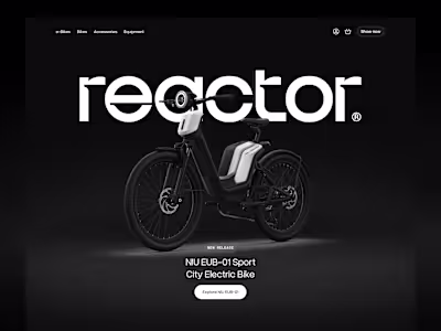 Reactor - E-bike ecommerce