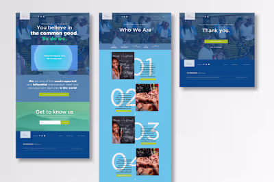 UX/UI Design and Strategy for NGO Campaign Website