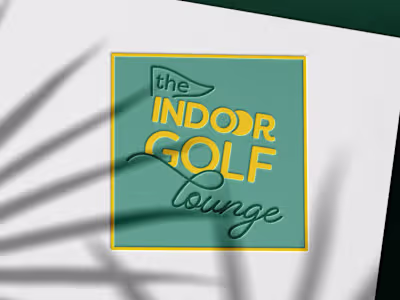 The Indoor Golf Lounge Identity Design Project