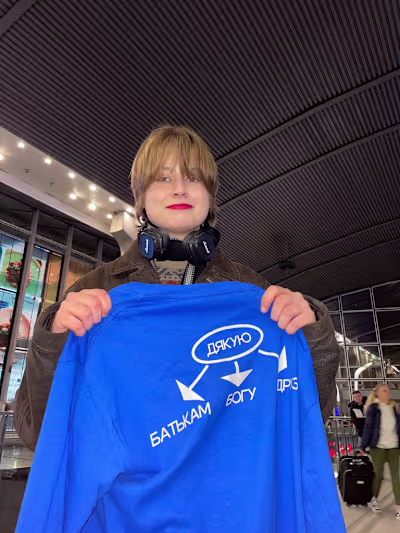 "Thank you" long sleeve shirt