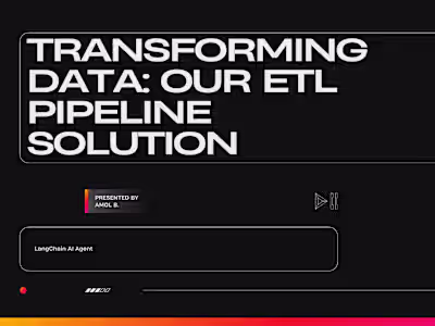Accelerating Analytics with ETL Pipeline