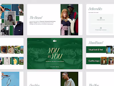 A concept deck for Lacoste