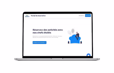 Booking platform for non-profit organization