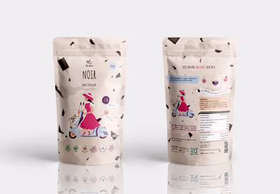 Chocolate pouch design