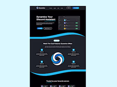 Discord bot Branding & Website design
