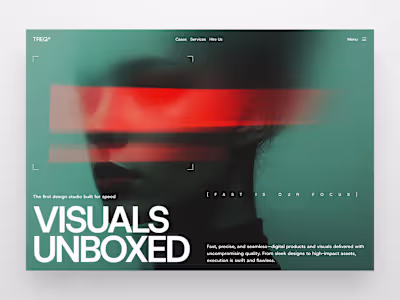 Treq - Creative Agency Framer Website Development