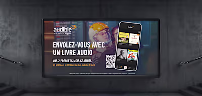 Creative design for Audible