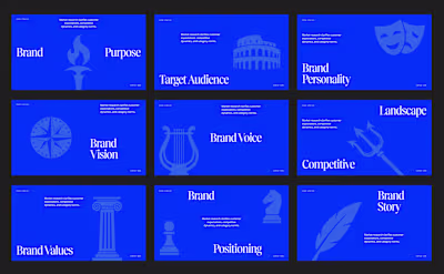 Working on a brand strategy