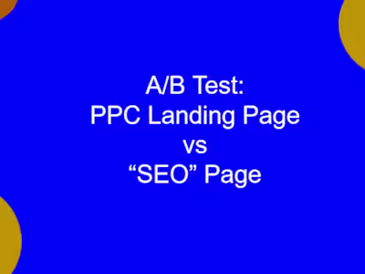 A/B Test: Client Landing Page vs Standard Website “SEO” Page