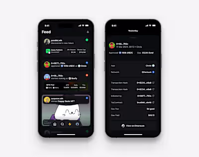 Crypto News Feed in Wallet