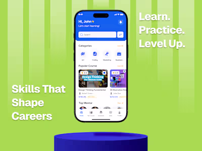 Learnity: E-learning Platform UI Design