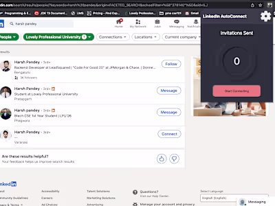 LinkedIn AutoConnect (Chrome Extension)