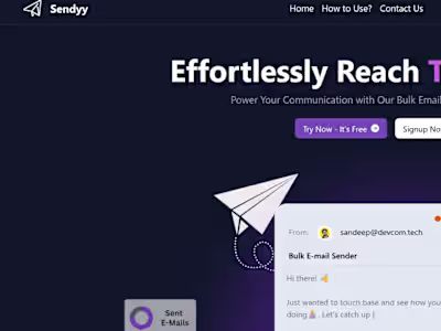 Sendyy- Bulk E-mail Sender