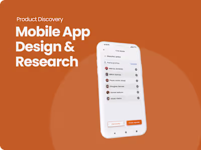 Mobile App Design and Product Discovery