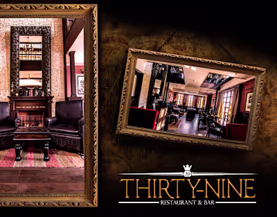 Thirty-Nine - Restaurant Branding + Menu Design