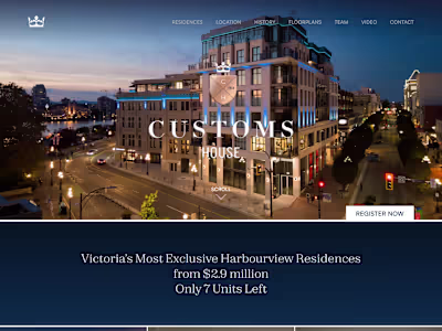 Customs House | Website Redesign, Maintenance