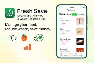 Fresh Save – Smart Food Inventory and Waste Reduction App