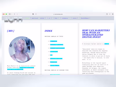 Full Content Writing Portfolio
