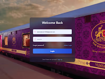 BookIt: An IRCTC ticket booking alternative