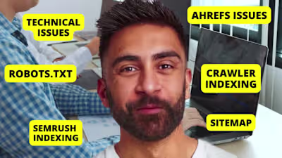 I will fix SEMrush, Ahrefs, technical errors ,google search con…