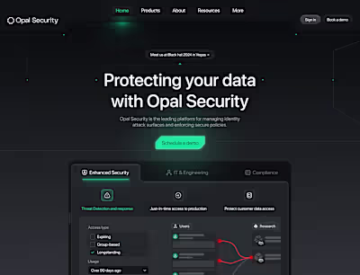 Landing pages concepts