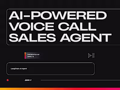 AI-Powered Voice Call Sales Agent