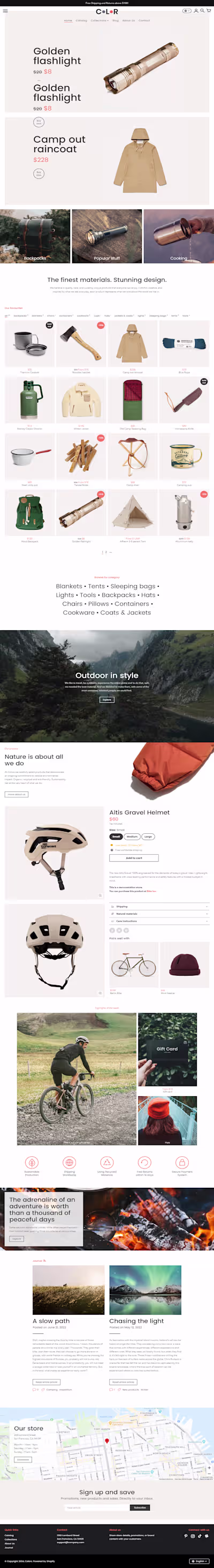 Multiple Product Shopify Store